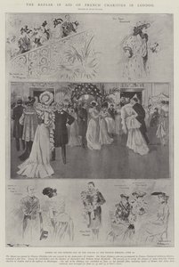 El bazar en ayuda de las caridades francesas en Londres